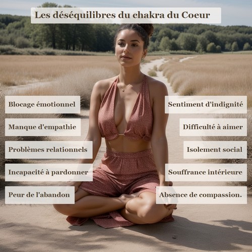 desequilibre chakra du coeur